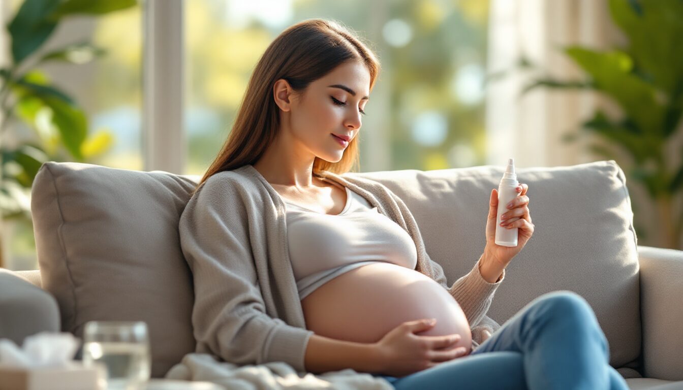 nez bouché enceinte remede