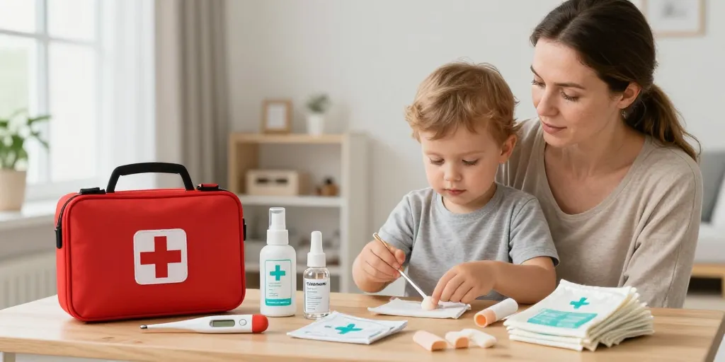 trousse pharmacie bébé 2 ans