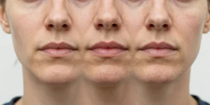visage gonflé avec l'âge